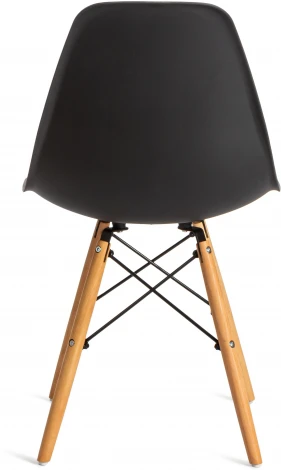 Стул CINDY (EAMES) (mod. 001) / 1 шт. в упаковке (Дерево бук,Металл,Пластик /Черный)