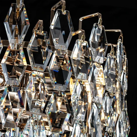 Подвесная люстра хрустальная Modelux MODELUX ML.6938.400 GD