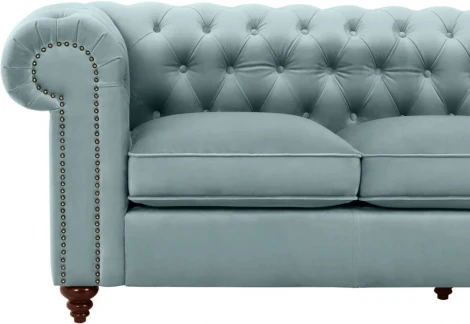 Диван Chester Classic ОГОГО (арт.344514), (Ткань/Бирюзовый)