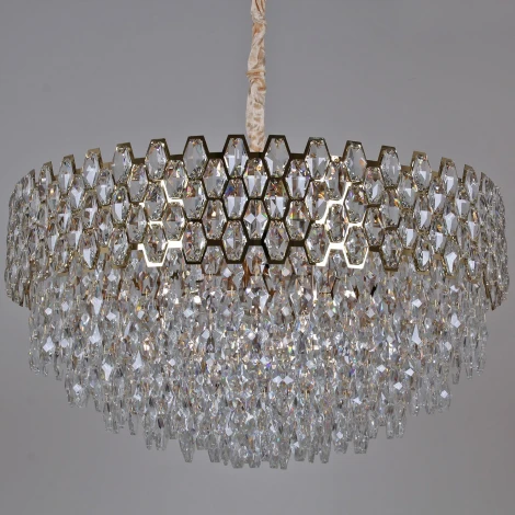 Подвесная люстра хрустальная Reluce 00995-0.4-800 MX GD c