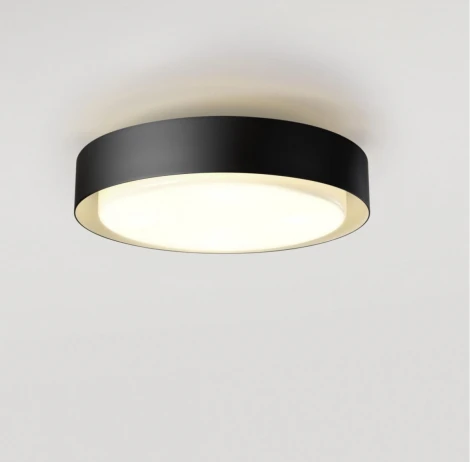 Настенно-потолочный светильник Plaff-on! 50 LED IP54 DALI-2 черный Marset A628-058 (097743)