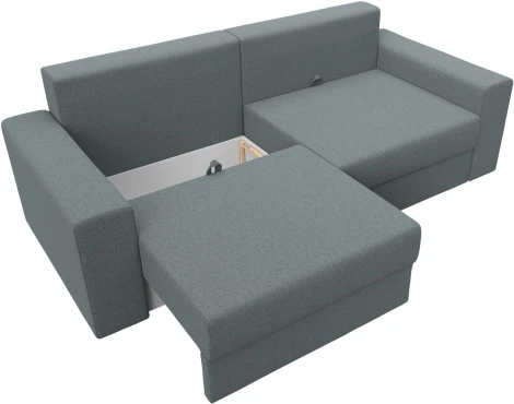 Диван прямой Майами (Серый/Рогожка) Лига Диванов арт.121154