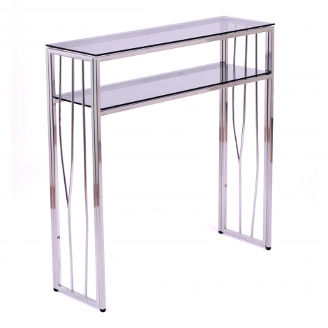 Консольный стол AllConsoles 1124-CS grey серебряный