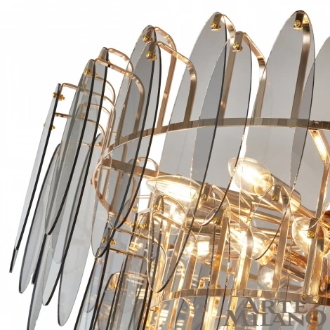 Подвесная люстра Arte Milano 8753B.D800.H750.E14.19 G (220V, на цепи)