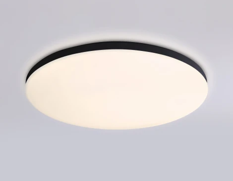 Потолочный светильник RGB круглый светодиодный с пультом и управлением смартфоном Ambrella ORBITAL FZ2004 (220V, умный дом - Алиса, Tuya Smart, Алекса, Smart Home, круглые, IP54)