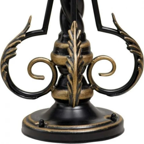 Наземный фонарь Кузнечное дело Квадро 26-001-ЧЗ (220V, ковка, под старину, IP54)