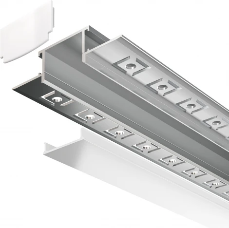 Алюминиевый профиль скрытого монтажа 61x14 Maytoni Led Strip ALM011S-2M