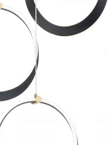 Подвесной светильник 14014/3P Black Indigo Parade V000072L (регулировка яркости, LED, 220V, пульт управления, на проводе)