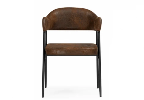 Обеденный стул Woodville Twin brown / black