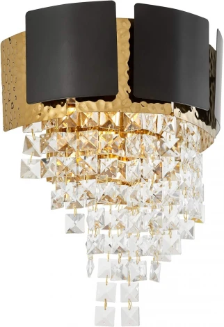 Бра Lumina Deco Molina LDW 7045-2 BK+GD (220V, подвески)