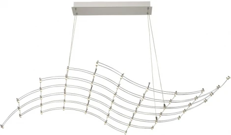 Подвесной светильник Odeon Light Welkin 7057/45L нерж/сталь LED 3000K 220V (на тросе)