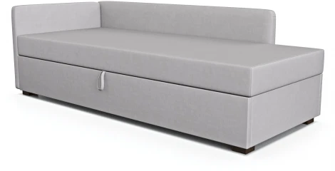 Диван-кровать Arsko Велес Угол левый велюр серый