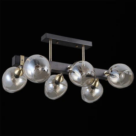 Спот на штанге ILLUMICO IL9736-6CSQ-79 BK AB (220V)