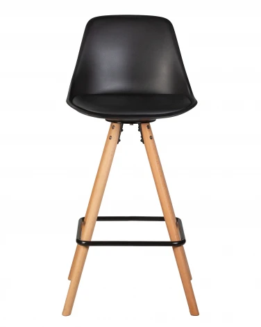 Набор 2 шт стул полубарный DOBRIN RONNI (ножки светлый бук, черный (B-03))