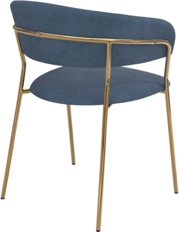 Стул Whispered Fusion Hesby Вельвет/Синий арт.HSBI_DC72_darkblue_velvet