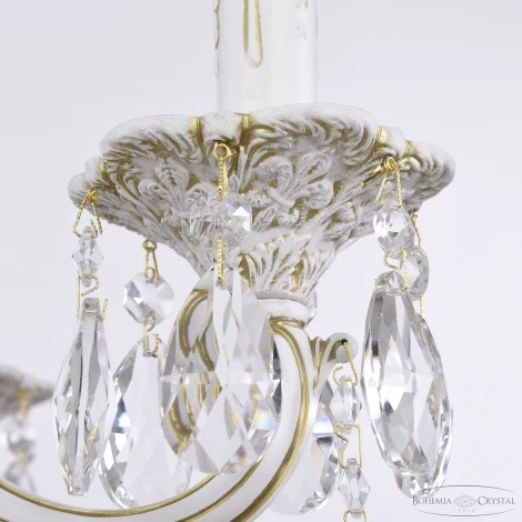 Подвесная люстра Bohemia AL7801 AL78101/5/175 A WMG (220V, хрусталь, свеча)