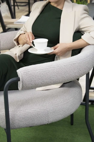 Кресло Sheffilton SHT-AMS120 светло-серый/антрацит 2532918502