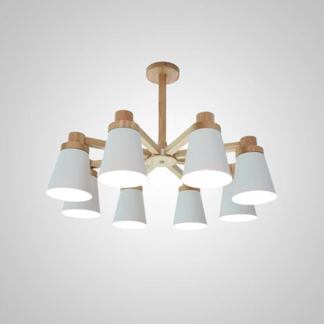 Потолочная люстра на штанге Prop 8 White ImperiumLoft Prop01 (191993-23) (220V)