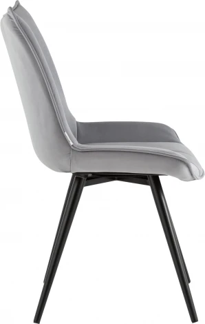 Стул вращающийся Робб велюр серый Stool Group (арт.УТ000039390)