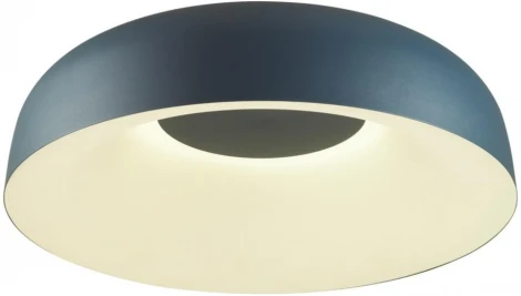 Потолочный светильник круглый Sonex Confy 7689/65L металл/акрил/белый/синий LED 65Вт 4000K D480 IP20 (220V, круглые)