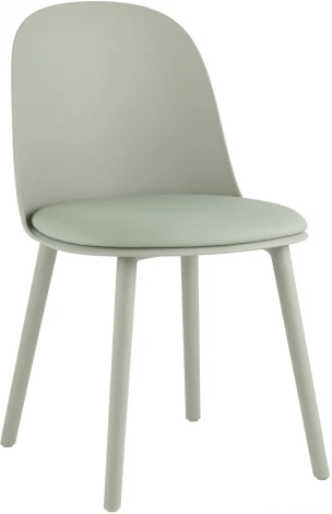Стул Fog с подушкой пластик серо-зеленый УТ000036899