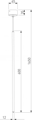 Подвесной светодиодный светильник Elektrostandard Flinn 50262 LED 3W 4000К белый (220V, на проводе, круглые)