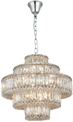 Подвесная люстра 8450 8459+6/C chrome Newport