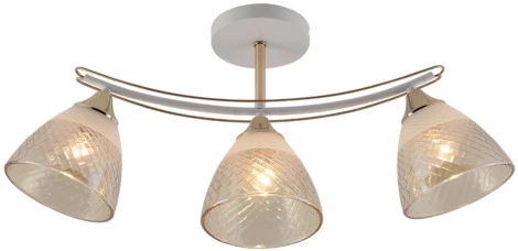 Потолочная люстра на штанге Seven Fires Goriya SF3383/3C-WT-FGD-AM