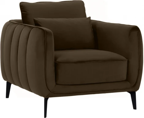 Кресло Amsterdam ОГОГО (арт.342699), (Ткань/Коричневый)