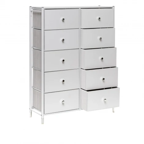 Комод Leset Нирита/Хайди, 10 ящиков, Белый