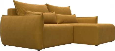 Диван угловой Лига-051 НПБ угол универсальный Лига Диванов (Велюр) арт.128716