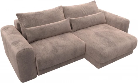 Диван угловой Лига-056 НПБ угол универсальный Лига Диванов (Велюр) арт.129150