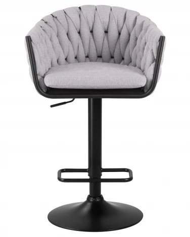 Набор 2 шт стул барный DOBRIN LEON (серая ткань (LAR 275-17))
