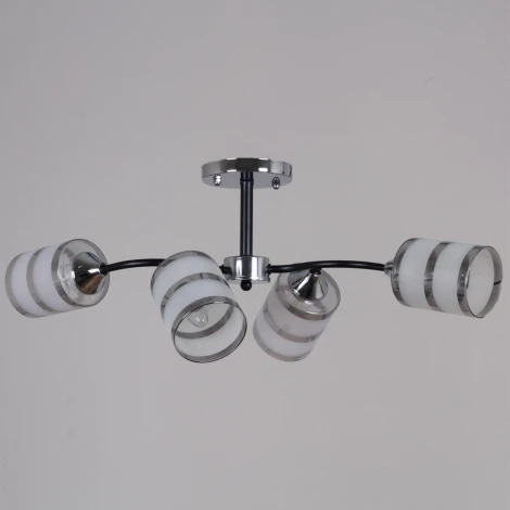 Потолочная люстра на штанге Reluce 45360-0.3-04 BK+CR