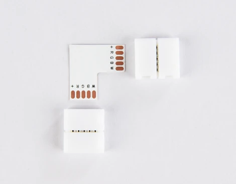 Соединитель угловой L для светодиодной ленты Ambrella Illumination GS6751 5050 12/24V (5 конт.)