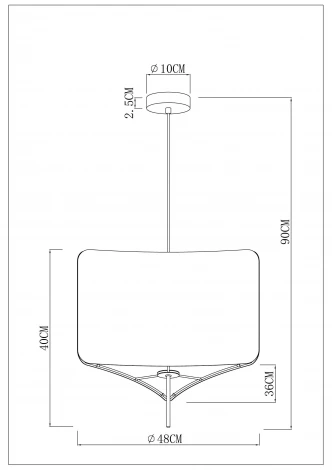 Подвесной светильник Arte Lamp Trixie A7085SP-1BK (220V, на проводе)