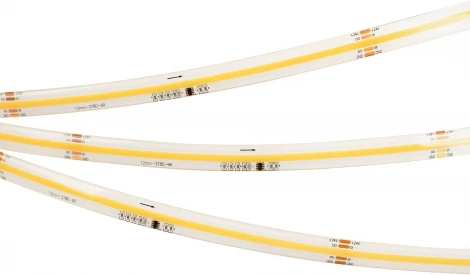 Светодиодная лента герметичная SPI-COB-SE-X378-12mm 24V Day4000-PX63-BPT (7 W/m, IP65, 5m) (Arlight, бегущий огонь) 041388