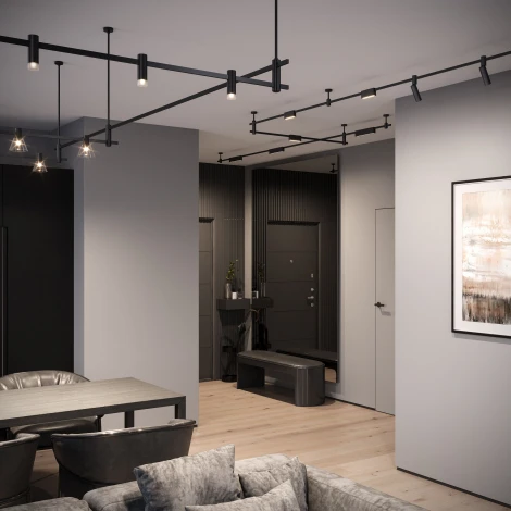 Трековый светильник Elektrostandard Esthetic Magnetic 12W 3000K (чёрный) 85123/01 (LED, 24V)