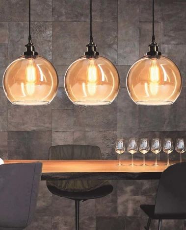 Подвесной светильник Lumina Deco Navarro LDP 6802 TEA (220V, на проводе, шар)