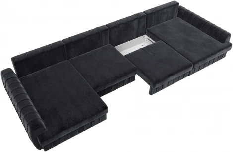 Диван П-образный Лига-057 НПБ Лонг Лига Диванов (Велюр) арт.129336