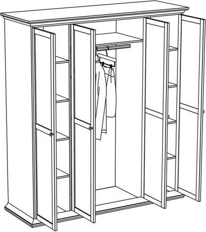 Шкаф Reina ОГОГО (арт.331210), (ЛДСП/Дуб Сонома)