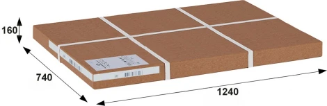 Стол обеденный Фидея 3 белый/серебро 120/160*70 Mebelik арт.005483