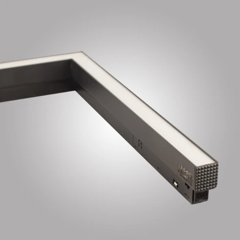 Трековый угловой светильник 48V светодиодный магнитный AM Group MAGNET AM511 LL-20-18+18P 3000K цоколь