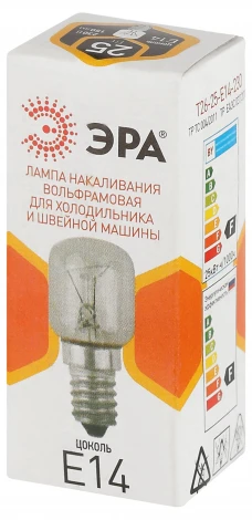 Лампочка накаливания E14 25W ЭРА T26-25-E14-230