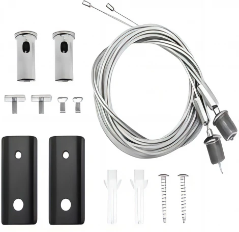 Комплект тросовых подвесов ST Luce Skyflat ST068.409.12 Черный