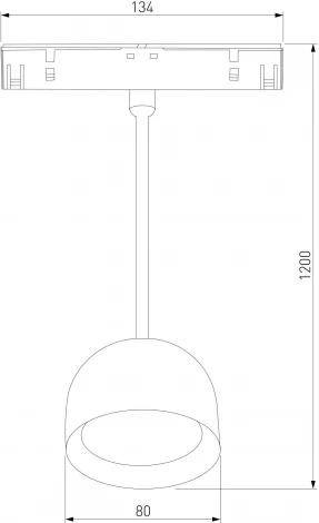 Трековый светильник магнитный Elektrostandard Slim Magnetic 85126/01 8W 4000K Uno (LED, 48V)