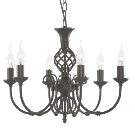 Подвесная люстра Arte Lamp Zanzibar A8392LM-6BK
