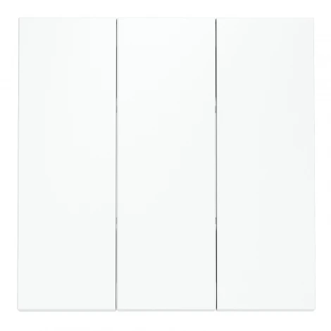 Клавиши для выключателя/переключателя трехклавишного Voltum S70 VLS000502 (белый матовый)