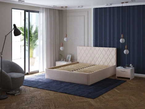 PROxSON Кровать Fresco Plus (Ткань: Велюр Ultra Суфле) 90x200