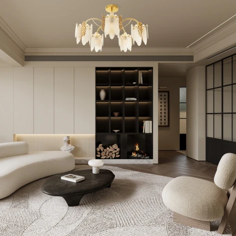 Потолочная люстра на штанге Arte Milano AM347208 347208/5 NGD (220V)